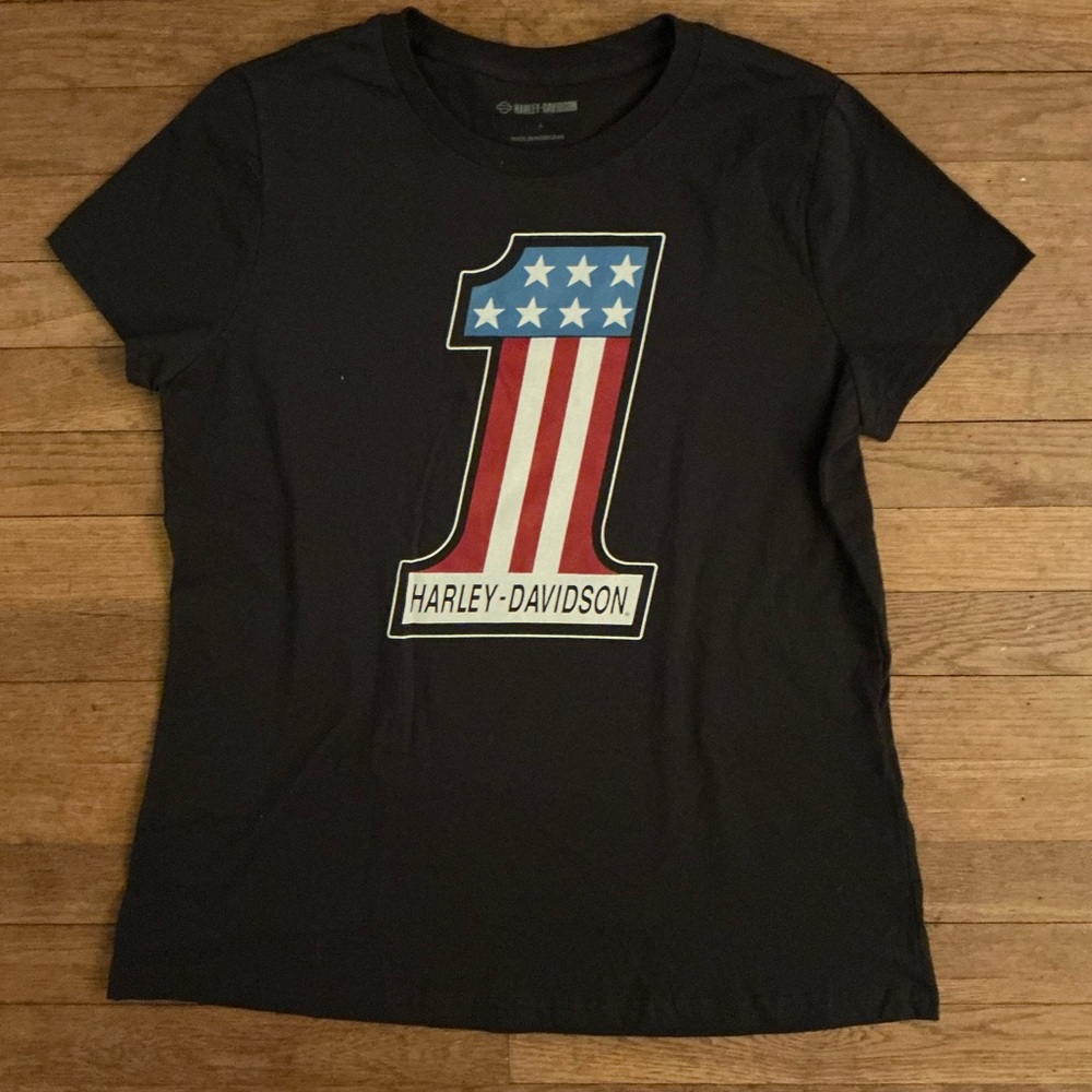 Harley-Davidson Black Graphic T-Shirt